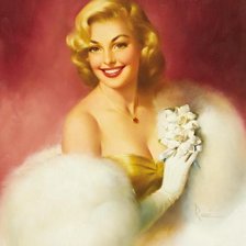 Схема вышивки «красавица»