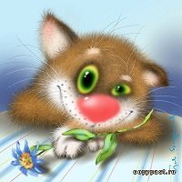 Схема вышивки «кот»