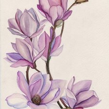 Схема вышивки «цветы»