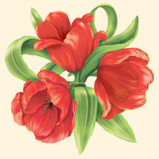 Схема вышивки «цветы»