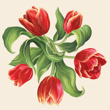 Схема вышивки «цветы»