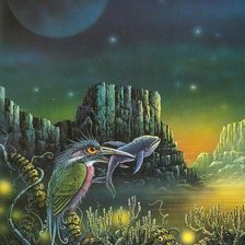 Схема вышивки «Птица»