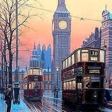 Схема вышивки «Лондон»