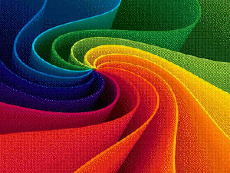 Абстракция-радуга - абстракция, радуга - предпросмотр