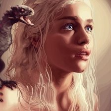 Схема вышивки «Дайнерис»