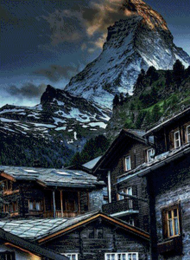 дом в горах - предпросмотр