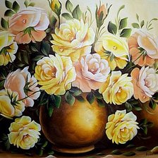 Схема вышивки «Нежность роз»