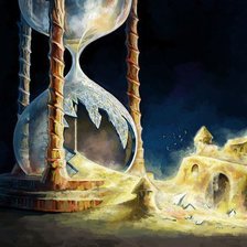 Схема вышивки «Песочные часы»