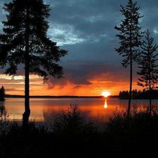 Схема вышивки «закат 1»