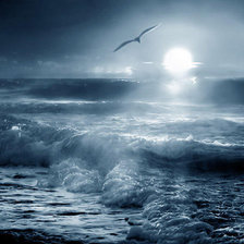 Схема вышивки «лунная ночь»