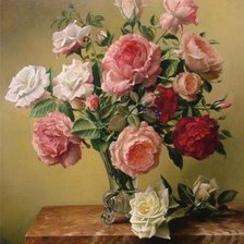 Схема вышивки «цветы 1»