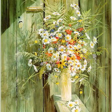 Схема вышивки «Букет полевых цветов»