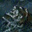Предпросмотр схемы вышивки «зимняя ночь в горах» (№608965)
