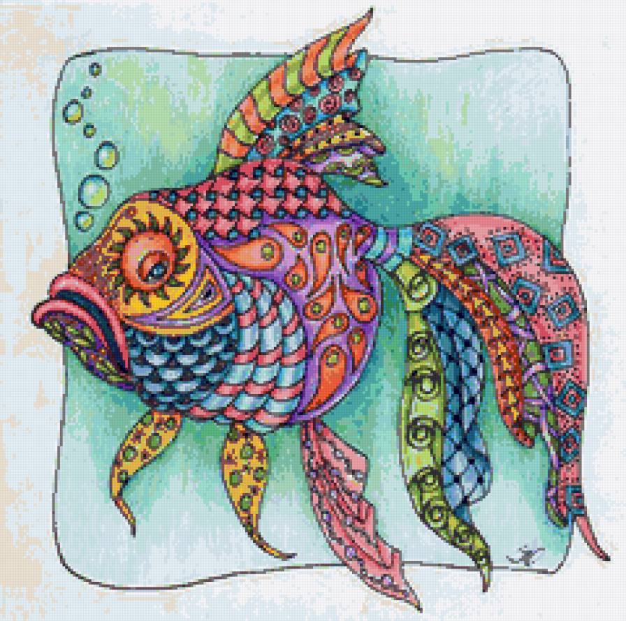 Подушка РЫБА - подушка, рыба - предпросмотр