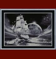 Схема вышивки «летучий голландец»