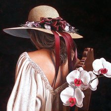 Схема вышивки «Дикая орхидея»