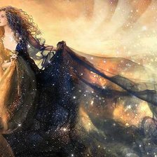 Схема вышивки «Девушка»