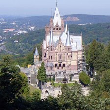 Схема вышивки «замок»