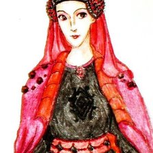 Схема вышивки «Красавица»