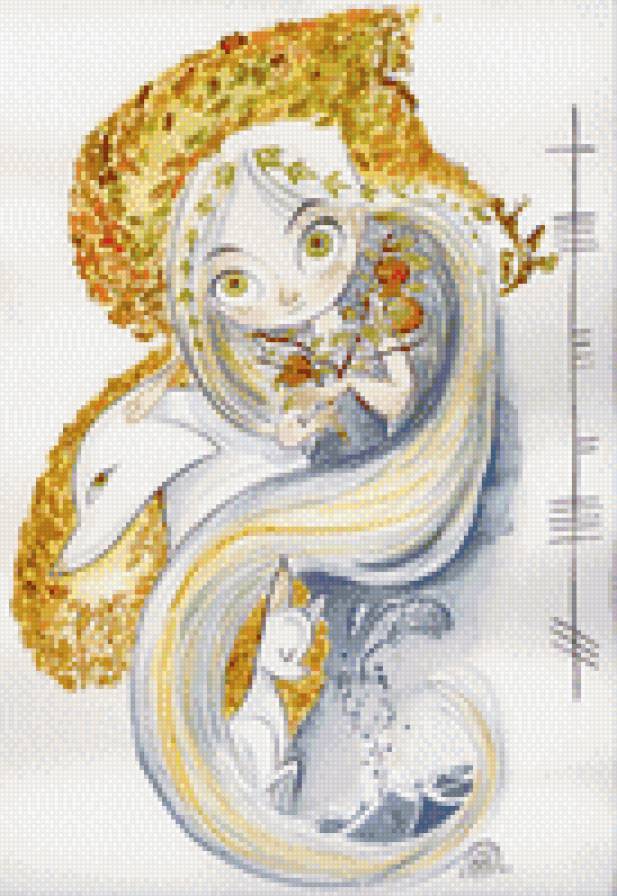 The Secret of Kells - мультфильм, kells, фея, тайна аббатства келлс, aisling - предпросмотр