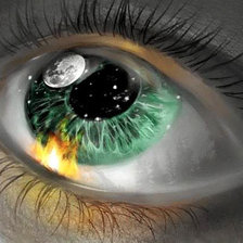 Схема вышивки «Взгляд»