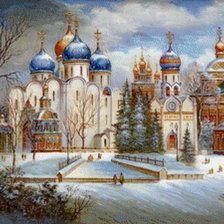 Схема вышивки «Храм 2»