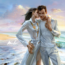 Схема вышивки «свидание»