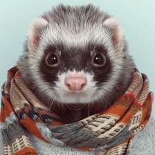 Схема вышивки «Хорёк»