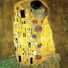 Схема вышивки «Климт поцелуй»