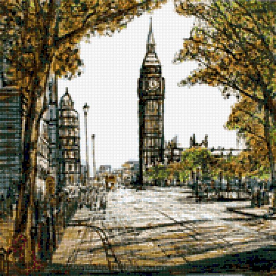 Городской пейзаж - предпросмотр