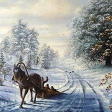 Схема вышивки «В.Марков. Дороги»