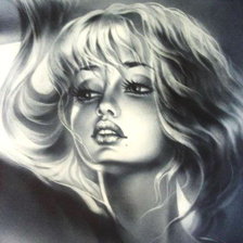 Схема вышивки «Девушка»