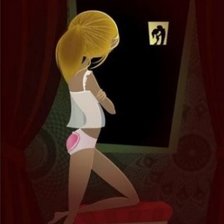 Схема вышивки «Одиночество»