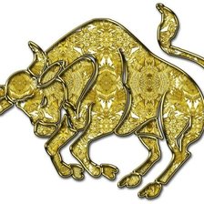 Схема вышивки «телец»