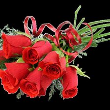 Схема вышивки «розы»