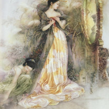 Схема вышивки «у зеркала»