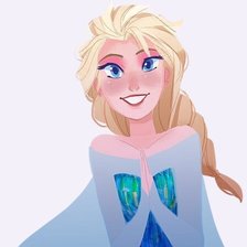 Схема вышивки «Frozen»