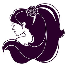 Схема вышивки «Девушка»