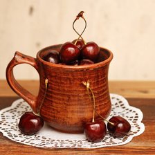 Схема вышивки «Ах эти вишенки...»