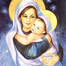 Схема вышивки «Святая пара»