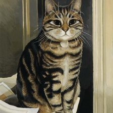 Схема вышивки «Кот Котофеич»