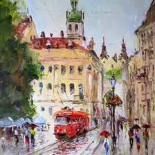 Схема вышивки «Львів»