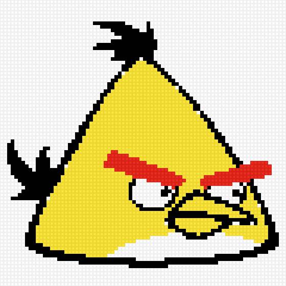 ангри бердс желтый - предпросмотр