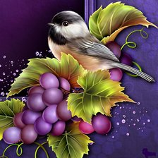 Схема вышивки «птичка»