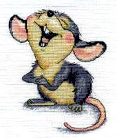 Схема вышивки «мышка 2»