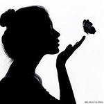 Схема вышивки «девушка с бабочкой»