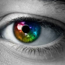 Схема вышивки «Глаз»