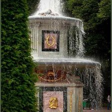 Схема вышивки «Фонтан»