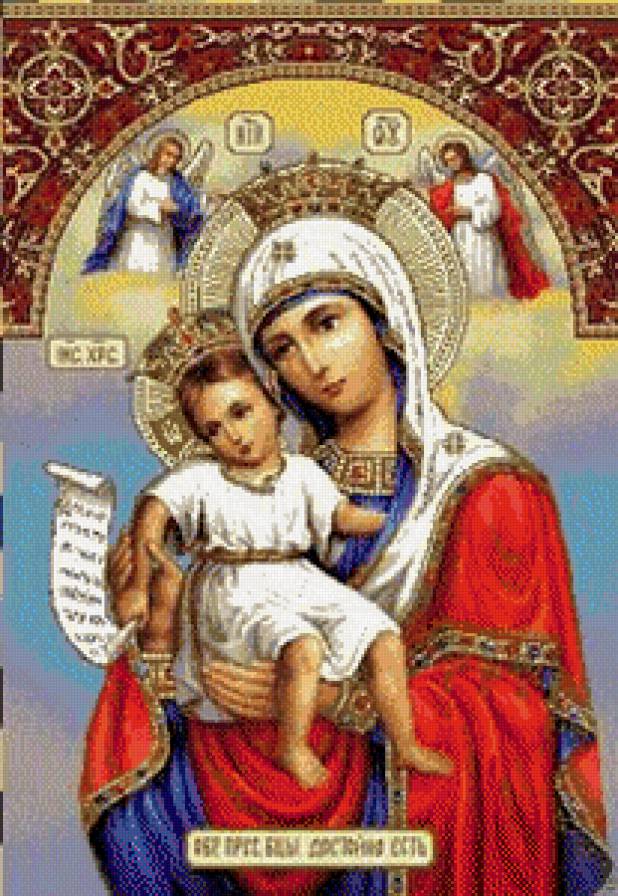 Икона Достойно есть - предпросмотр