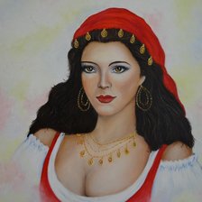 Схема вышивки «Красота женщины»